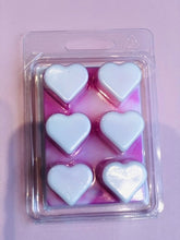 Load image into Gallery viewer, Cotton candy wax heart melts

